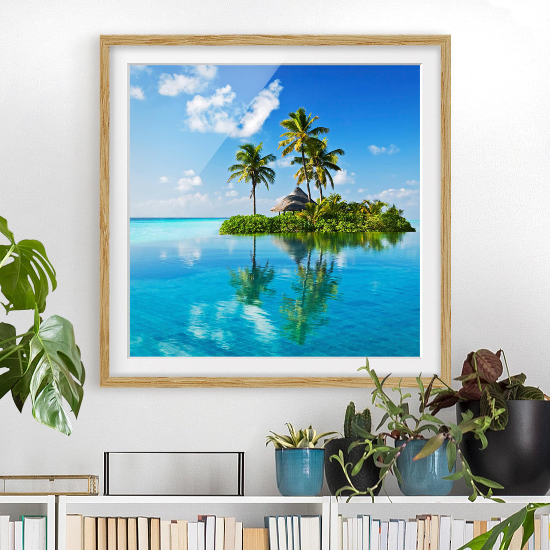 Gerahmtes Poster Tropical Paradise