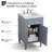 Rivers 21'' Single Bathroom Vanity with Marble Top-1617650497