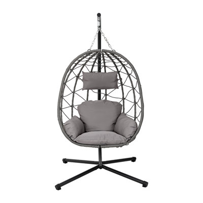 Egg-Shaped Chair Hammock with Stand