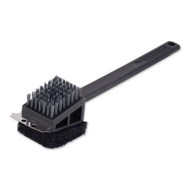 LIANGZAI 2 pcs Easy BBQ Grill Brush and Scraper 18 Inch,Grill Brush for Gas  Grill