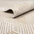 Abani Rugs Ardencroft REG530A Cream Tone-on-Tone Geometric Cube Design Area Rug-1703192844