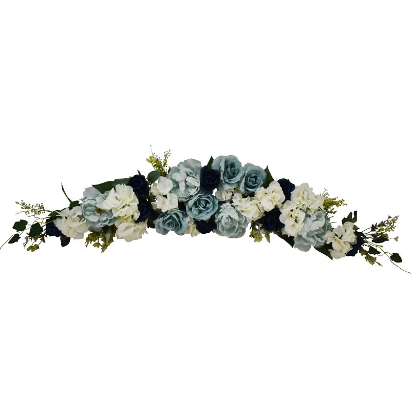 48" Large Peony Rose Hydrangea Swag