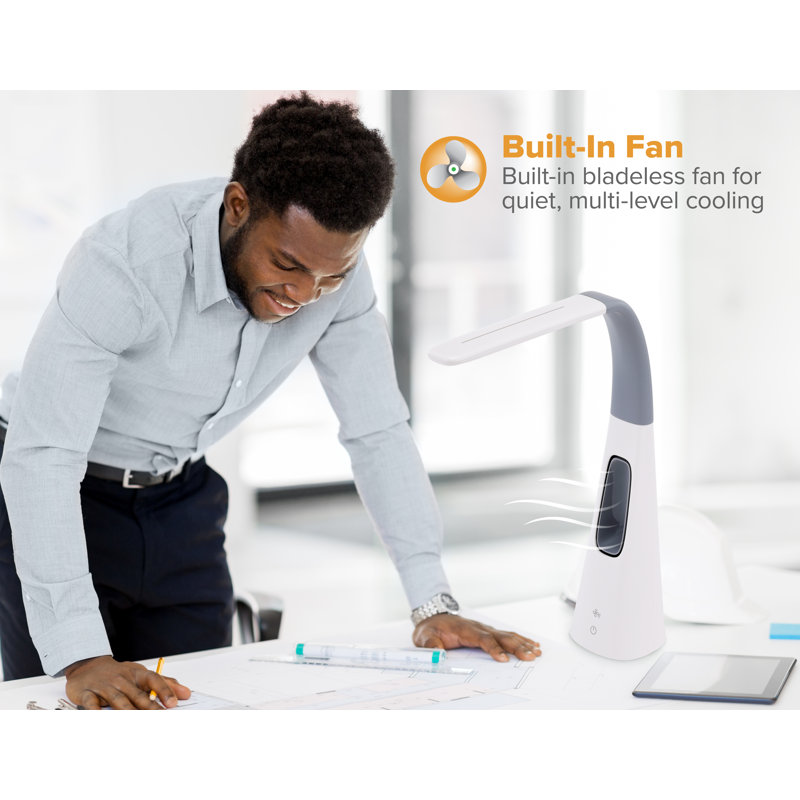 Lampe de bureau verte 7,87 po USB