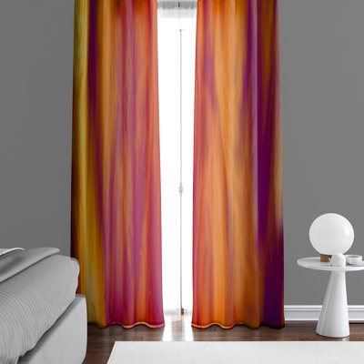 Paire de rideaux semi-transparents Boho