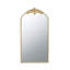 Miroir mural arqué avec cadre en métal doré, miroir mural pour le couloir de la chambre à coucher du salon-1978930261