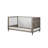 Tan Fabric & Salvaged Natural Finish Daybed (Twin)