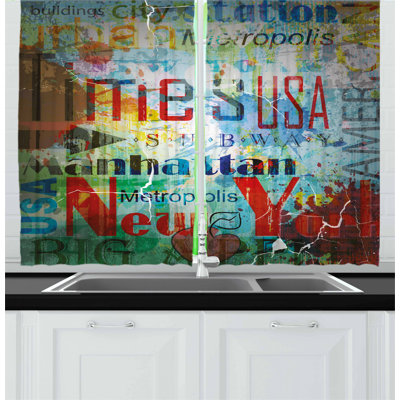 Pointed Kitchen Curtain
