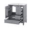 Meuble-lavabo de 30 po avec lavabo, une porte et trois tiroirs Designs-1030788907