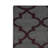 Trellis Black Indoor and Outdoor Area Rug-654264167