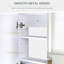 Miroir de salle de bain mural à double porte, armoire à pharmacie 31,5 "x 23,5" avec design moderne, grand rangement et charnières silencieuses