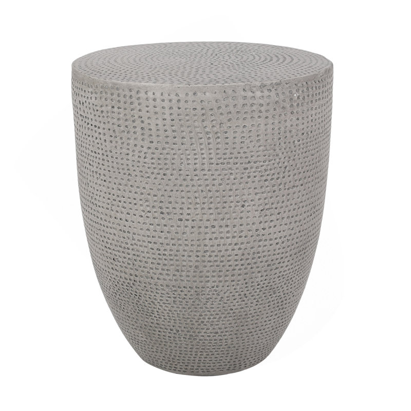 Outdoor Lightweight Concrete Side Table