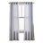 Cotton Blend Semi Sheer Curtains / Drapes Pair-61832511-61832506