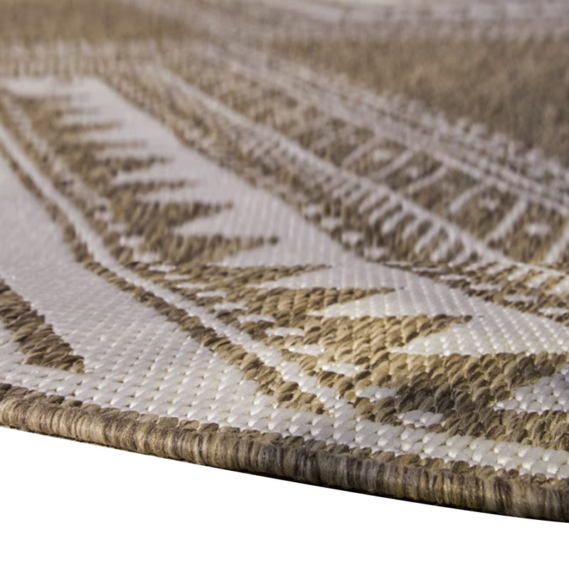 Tapis intérieur / extérieur John, 8 pi x 10 pi, John, polyester, brun