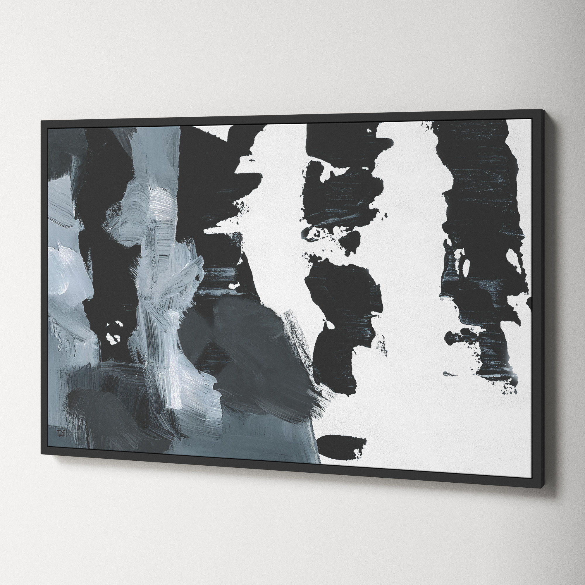 Abstract Pronto Paint, 30" H x 45" W x 1.5" D