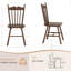 Chaises d'appoint en bois massif-1371131088