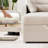 92.5'' Corduroy L Shape Sofa Bed With Large Storage-474305905