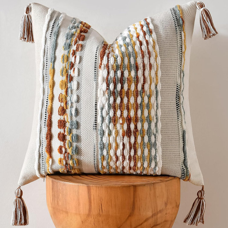 Housses de coussin en chenille