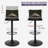  Crawley Acrylic Bar Stools With Mid Back, Set Of 2, Adjustable Swivel Airlift Barstools, Counter Height Bar Chairs For Kitchen Dining Pub Cafe (Clear)-1373397415