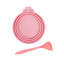 Fermeture en silicone avec cuillère pour animal de compagnie, rose-131216651