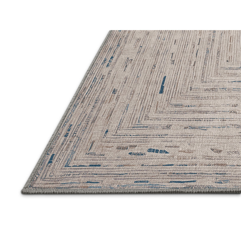 Tapis gris lavable à la machine, Tapis de couloir 2 pi x 4 pi