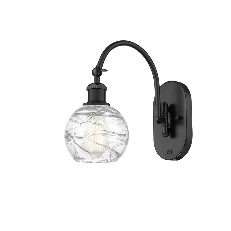 Essex Swing Arm Sconce, 11.75" H x 6" W x 13" D, LED, Matte Black