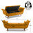 Velvet Upholstered Storage Bench-1372117904