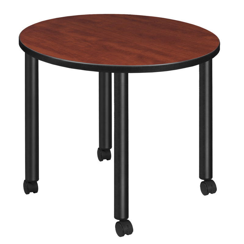 Plateau de table Regency Kee, H 29 po x L 30 po x l 30 po, Cerisier