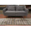 Tapis de couloir élégant rayé de style Gabbeh 2 x 8 avec un design unique fabriqué à la main