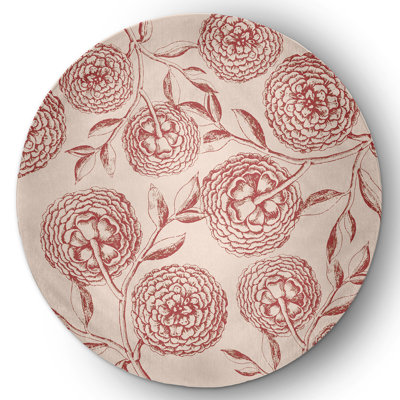 Chenille Floral Indoor Rug