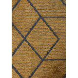 Rapture Geometric Shapes Area Rug in Gold