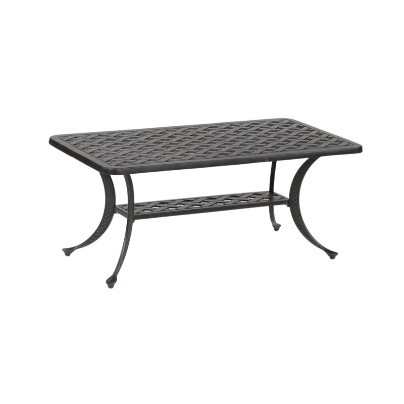 Table basse Annecorinne, Bronze lave noir