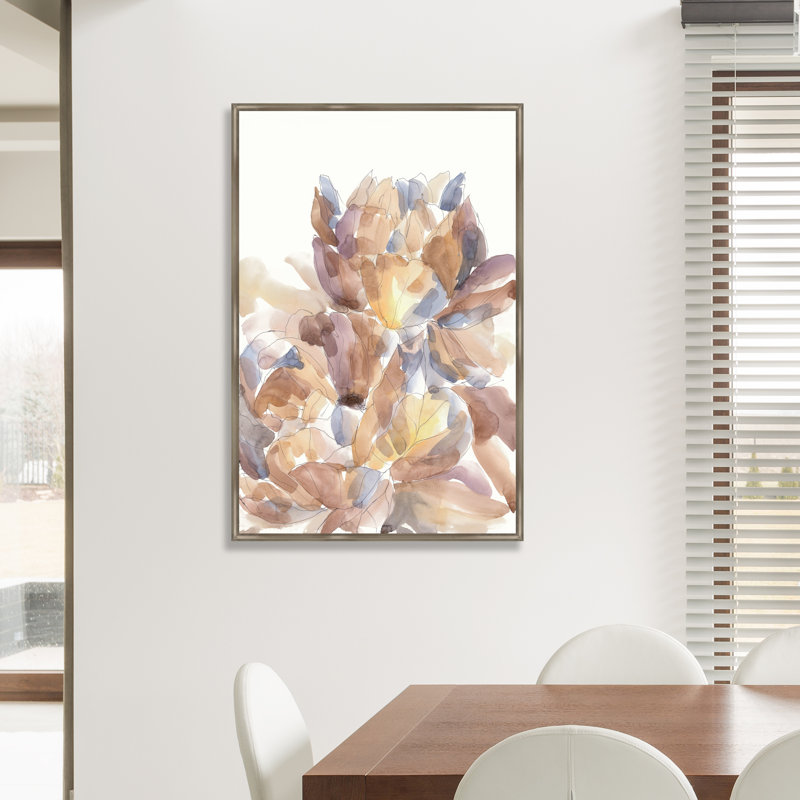 la Floraison V Framed Painting Canvas