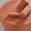 Chaise ronde en peluche avec coussins Teddy-1944875567