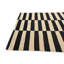 Tapis noir et blanc 3 x 5 Parrett