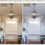 Luminaire suspendu rustique 6 lumières Farmhouse Chandelier