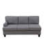 Canapé modulaire 2 pièces gris clair-2089104985