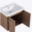 Armoire de salle de bain 24 po avec lavabo, portes, fixation flottante, pour petite salle de bain-120102207