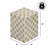 Callista 18" Modern Bohemian Ceramic Tiled Rectangle End Table-1924614603