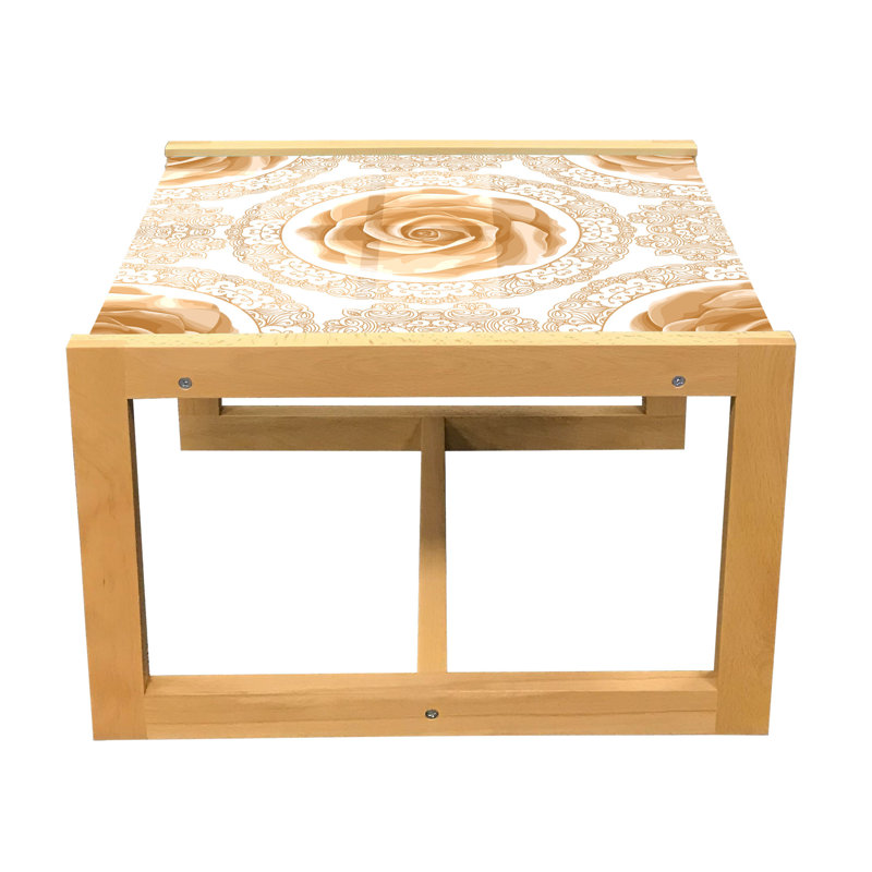 Jagdesh Trestle Coffee Table, 40cm H x 46.5cm W x 62cm D