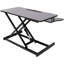 Bureau pour ordinateur portable à hauteur ajustable, station de travail assis-debout réglable avec plateau pour clavier, noir-1835112177