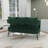53.7" W Modern Loveseat, Upholstered Open Back Sofa  With 3 Pillows-1529557601