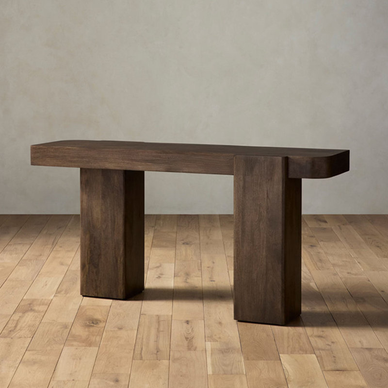 Retro-style simple console table, 29.9" H x 63" W x 15.7" D