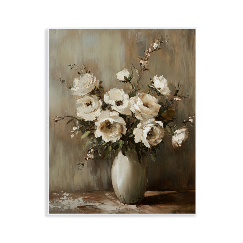  Art mural neutre sur plaque par Petal Prints Design