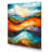 Celestial Abstract Desert Landscape III - Abstract Landscapes Wall Décor-38724662-38724668-38724669