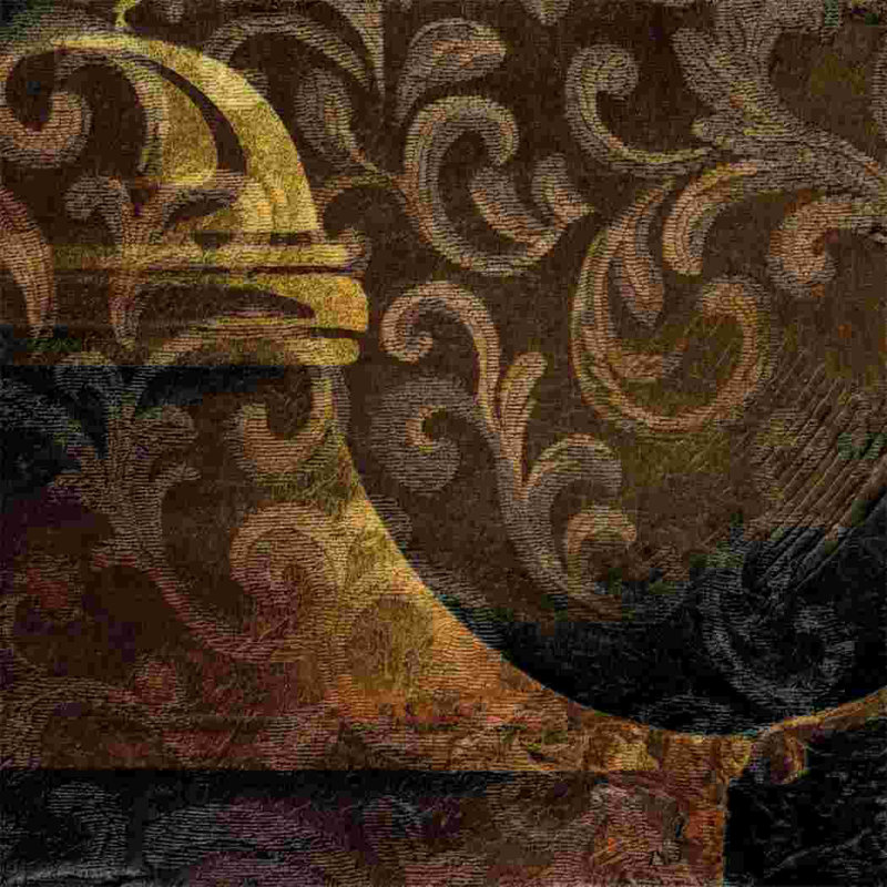 Urne, détail 1 - impression sur toile tendue, H 20 po x l 20 po