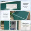 Catreena 7 x 5FT Metal Garden Shed with Foundation Kit, 2 Vents, Green