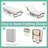 Amina Upholstered Metal Open-Frame Bed