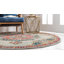 Tapis oriental en polypropylène tissé à la machine en beige / rouge / bleu Pennylane-26422675