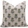 Block Print Throw Pillow Cover MNHGRTLSquare