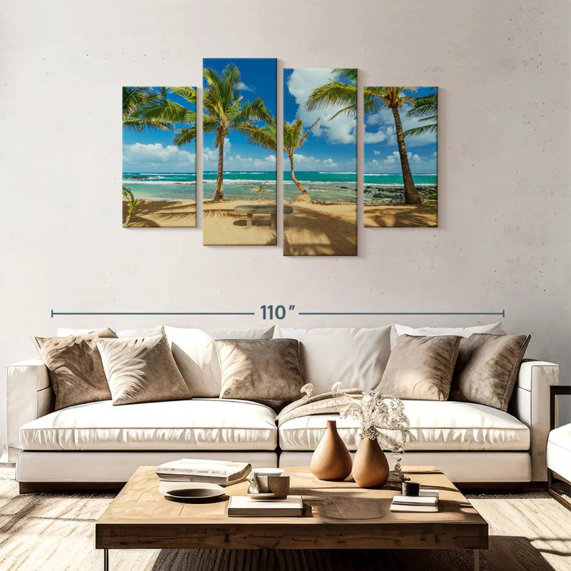 Gillard Kuau Cove Bench, 48" H x 75" W